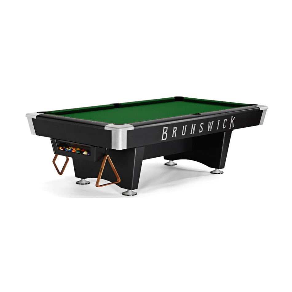 7ft Pro-Am Pool Table in Black – D&L Billiards